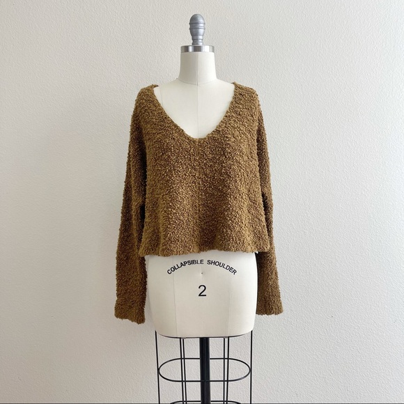 Free People Sweaters - Free People Popcorn Moss Pullover Sweater